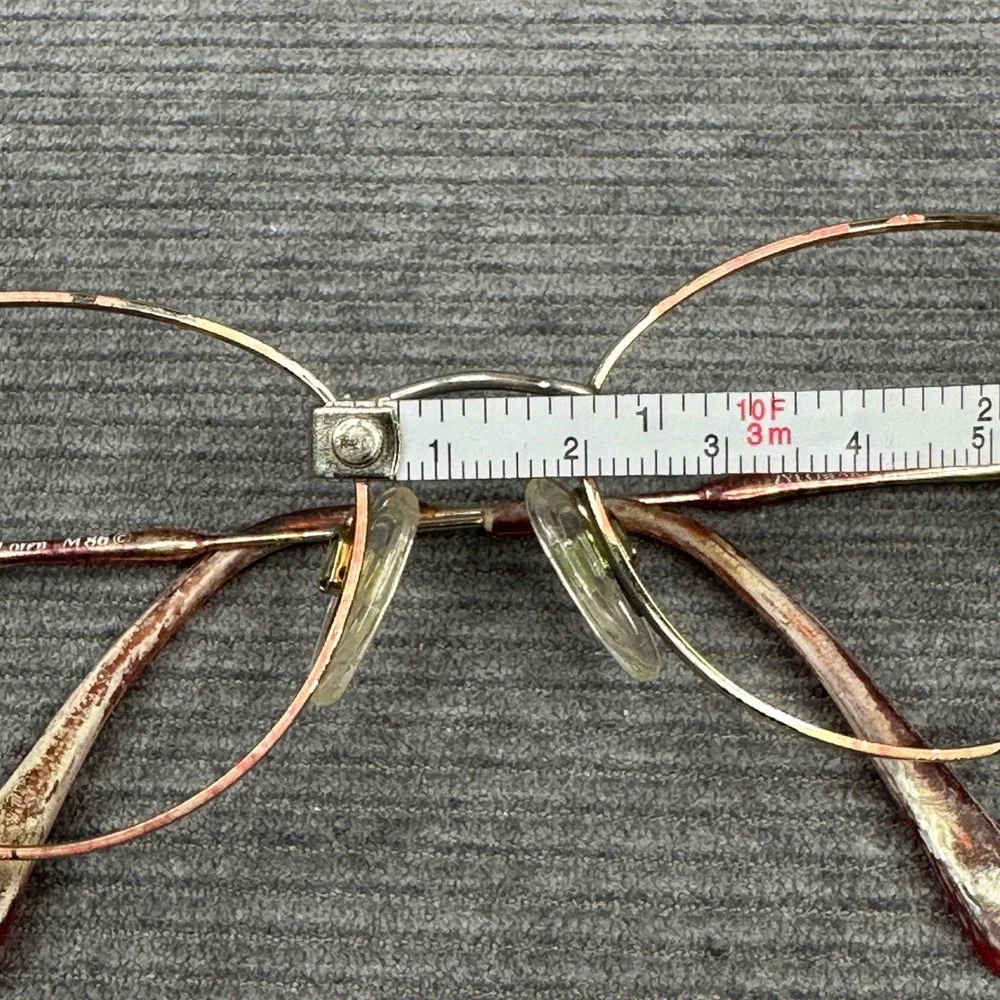 Sophia Loren Zyloware M80 Gold Oval Y2K Eyeglasses Frames Vintage Womens Vtg